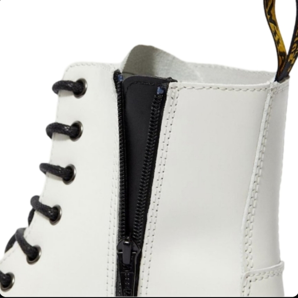 Dr. Martens Jadon BootsWhite Platform Chunky Combat Size 5 NEW - Picture 11 of 14